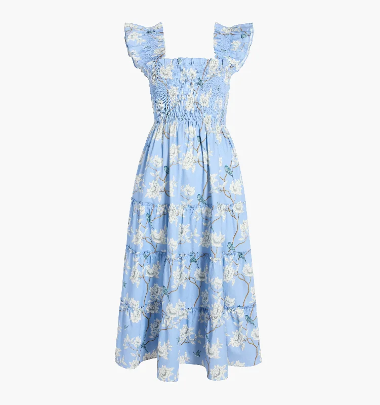 The Ellie Nap Dress - Diane Hill Blue Chinoiserie