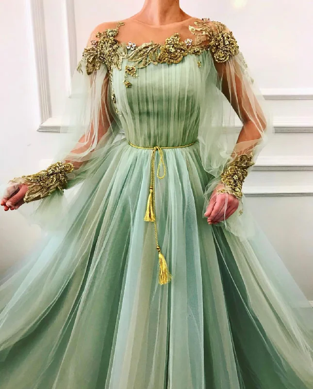 Charming Moss Gown