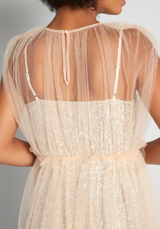 Sheer to Sparkle Mini Dress