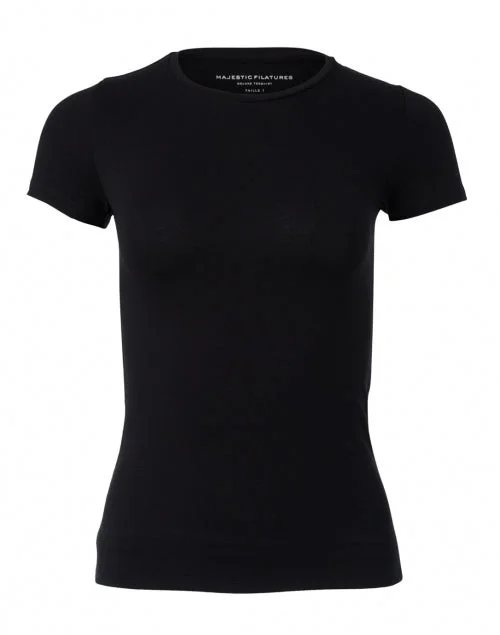 Black Stretch Tee