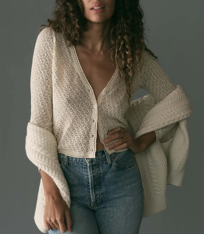 CHANDEL CARDIGAN -- IVORY