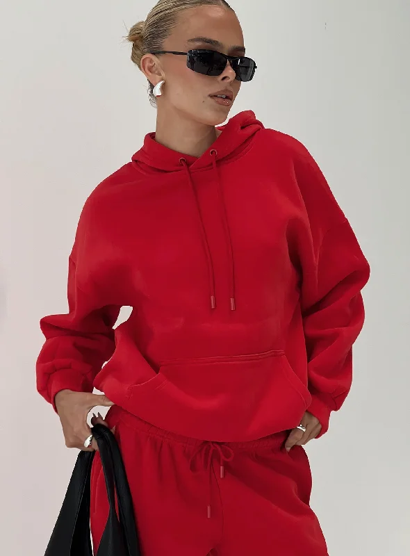 Dream Fleece Classic Hoodie Red