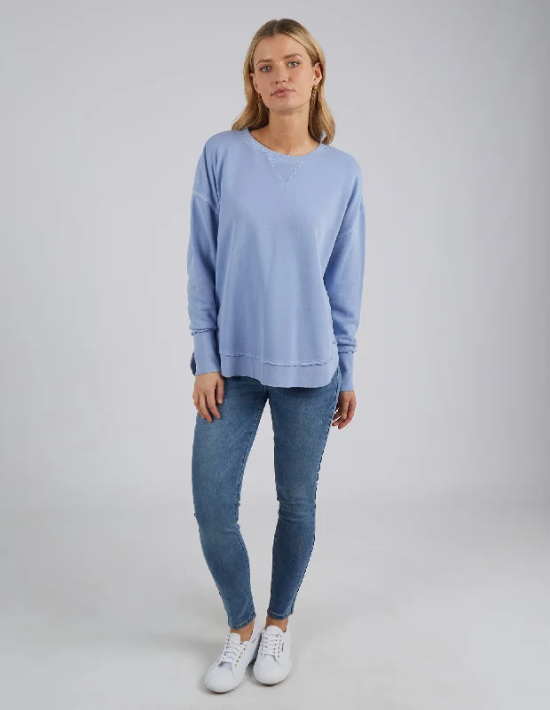 Foxwood Delilah Crew Light Blue