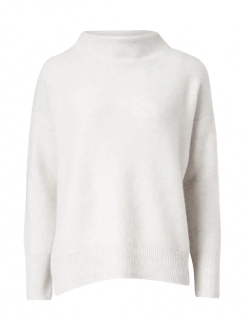 Grey Boiled Cashmere Sweater