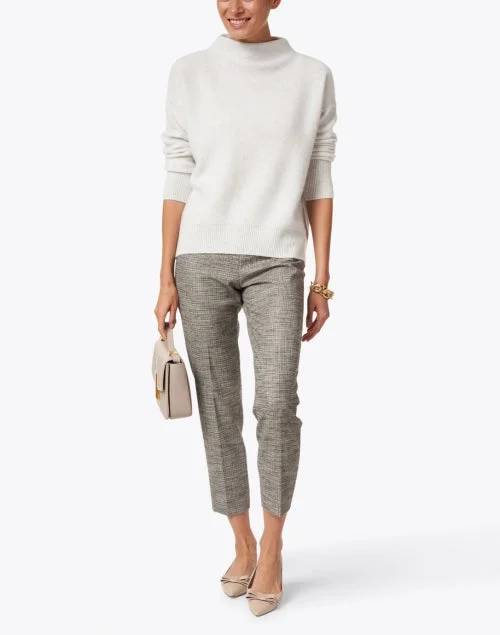 Grey Boiled Cashmere Sweater