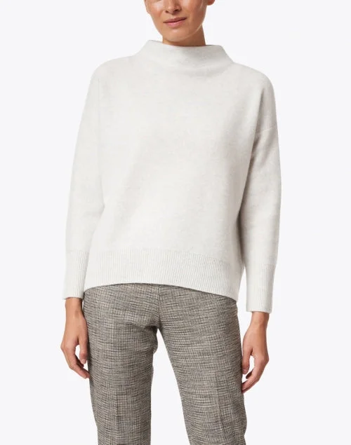 Grey Boiled Cashmere Sweater