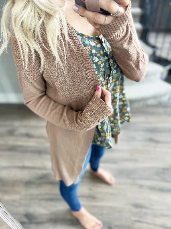 Happy Days Cardigan in Cocoa