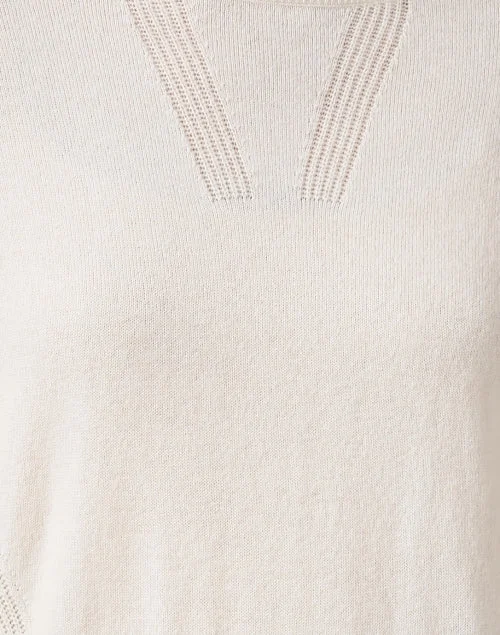 Ivory Wool Cashmere Sweater