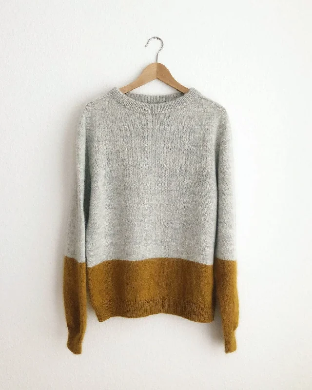 Kontrastsweater