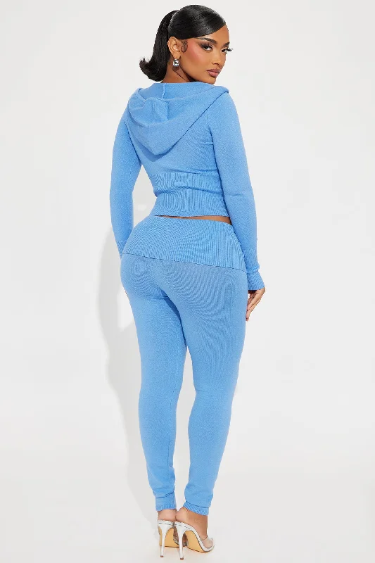 Pretty Energy Sweater Legging Set - Blue