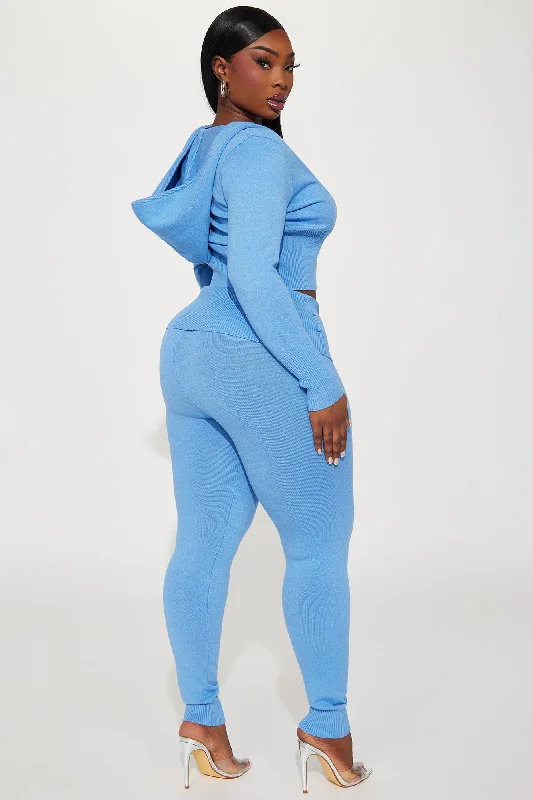 Pretty Energy Sweater Legging Set - Blue