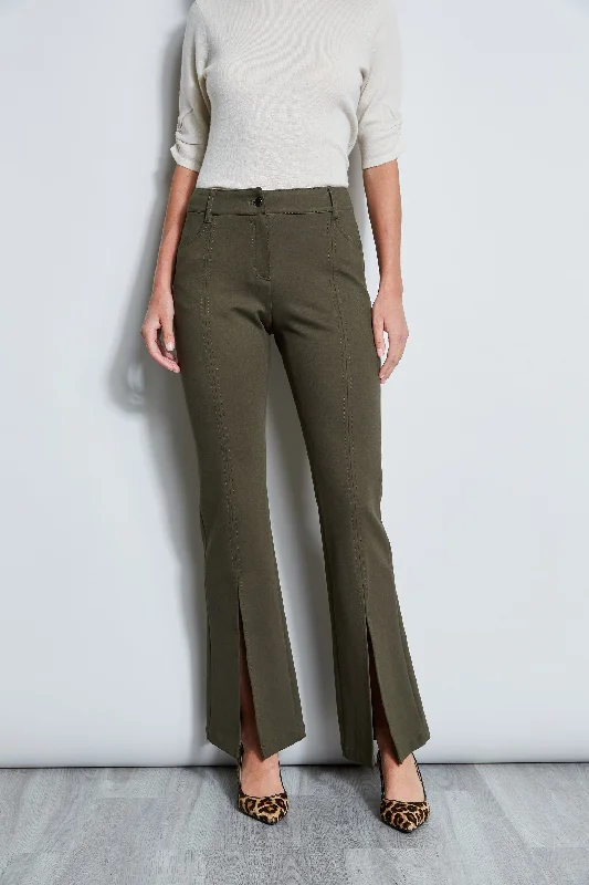 Slit Front Knit Pant