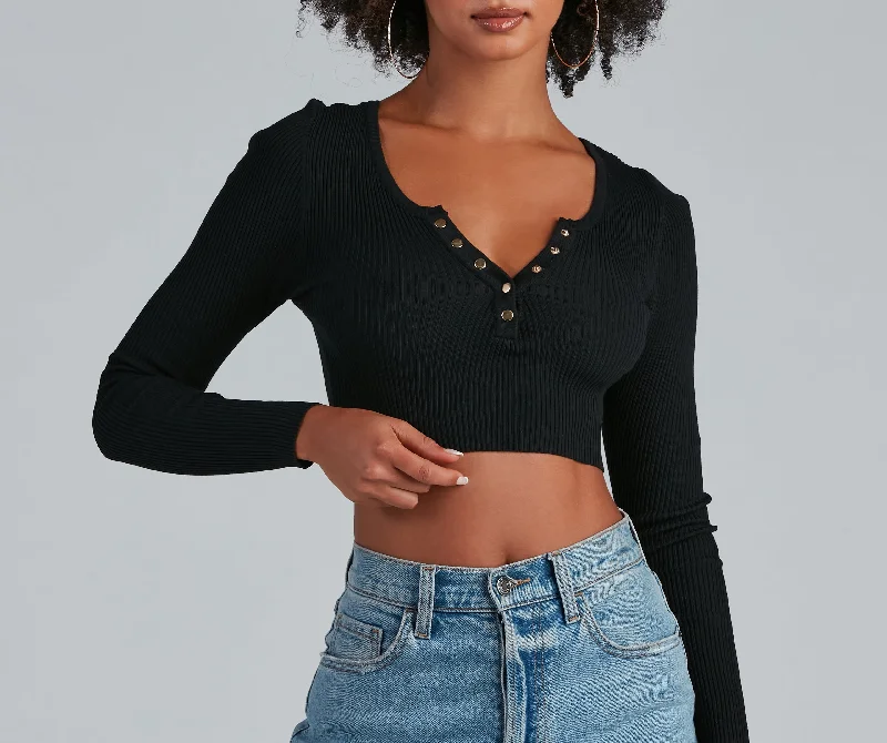 Snap A Pose Crop Top