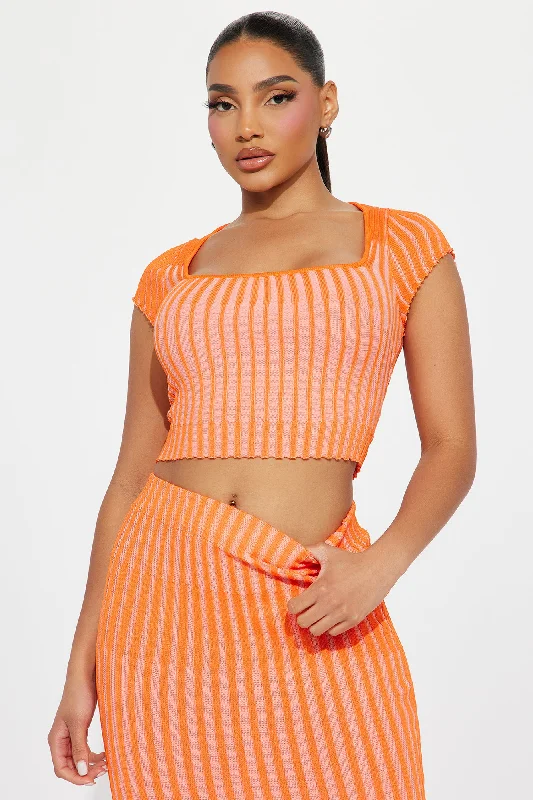 Summer Fun Skirt Set - Orange