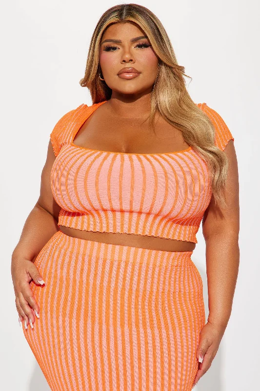 Summer Fun Skirt Set - Orange