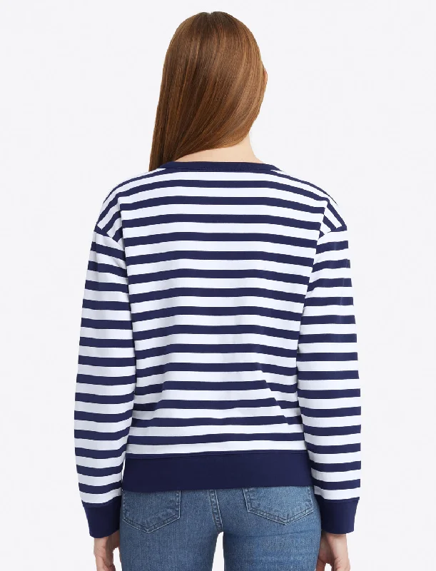 Kelsea Sweatshirt in Awning Stripe