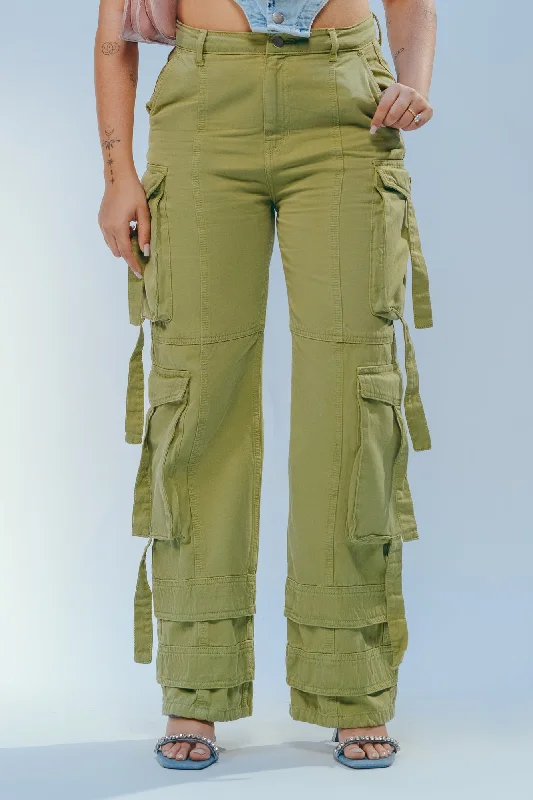 Green Play Cargo Jeans