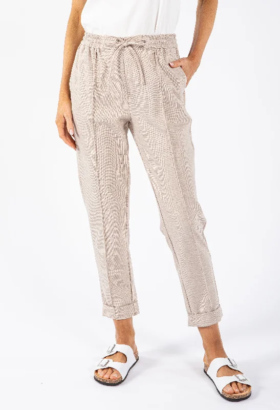 Sand Melange Trousers