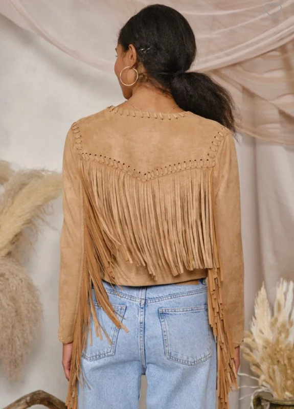 Farrah Fringe Jacket