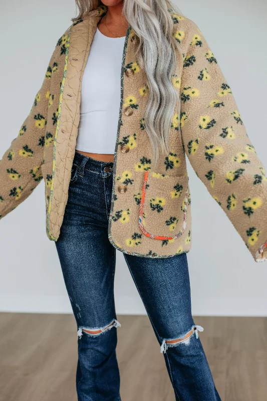 Flower Child Sherpa Jacket