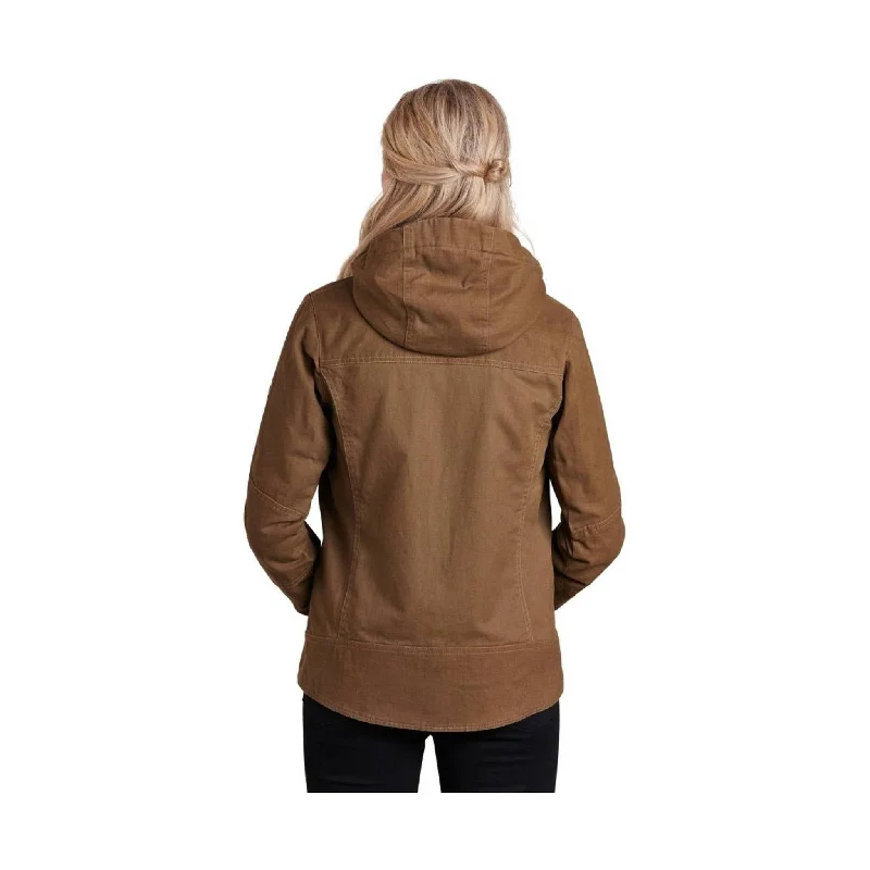 Kuhl Women's Law Fleece Lined Hoody - Dark Khaki