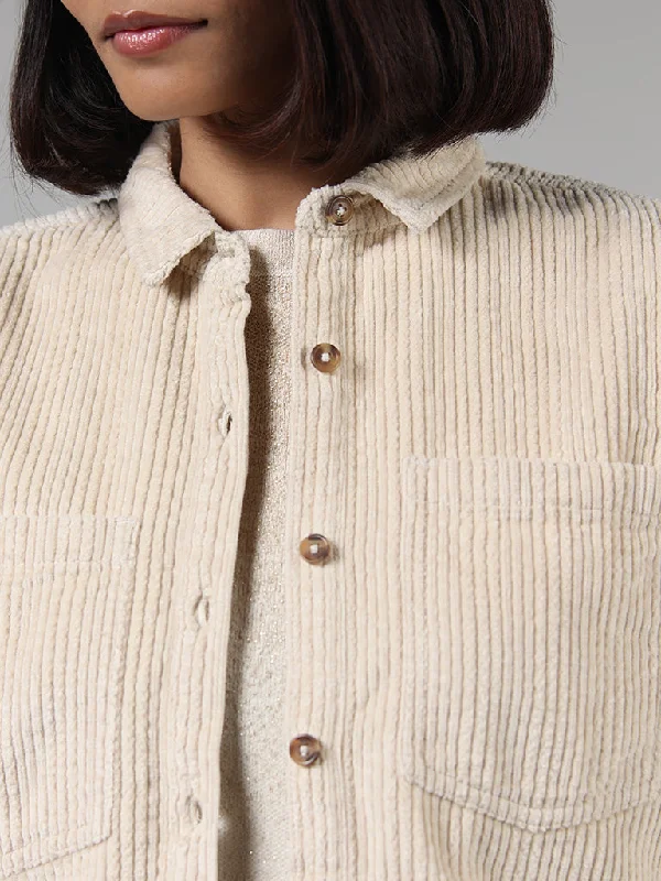 LOV Solid Cream Jacket