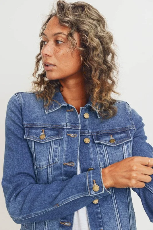 Rachel Jacket- Medium Denim