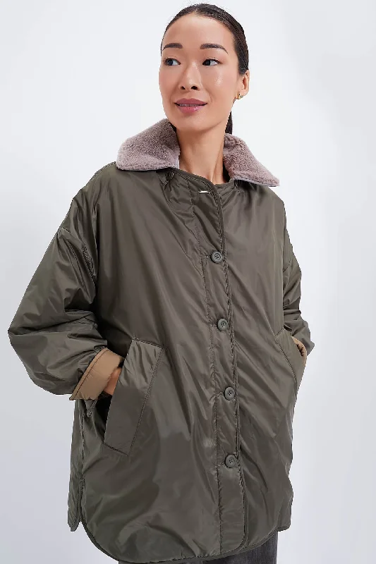 Reversible Kaki Drava Jacket