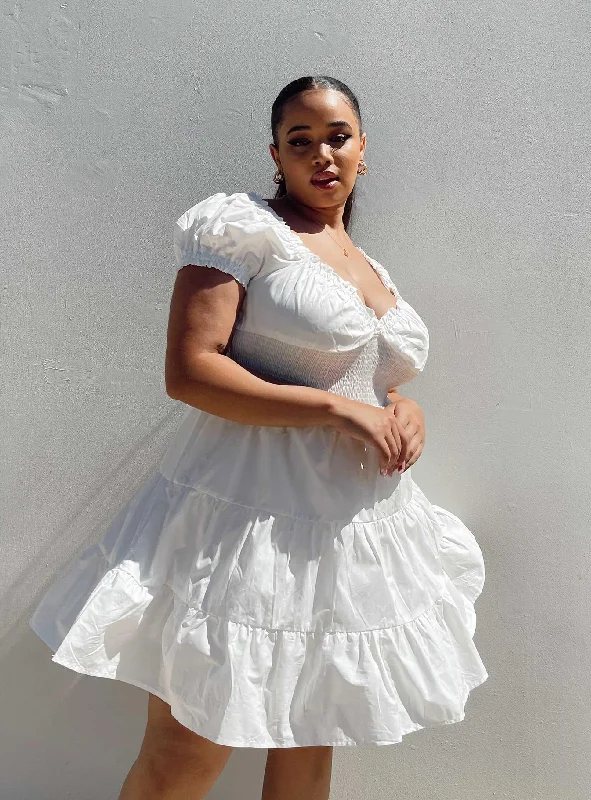 Exclusive Deals Just for You!Daniela Mini Dress White Curve