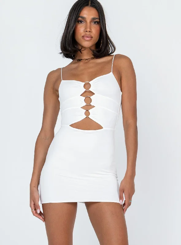 More Discounts, More Joy!Dreamland Mini Dress White