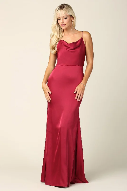 Hot Deals You Can’t Resist!Long Spaghetti Strap Formal Bridesmaids Dress Sale