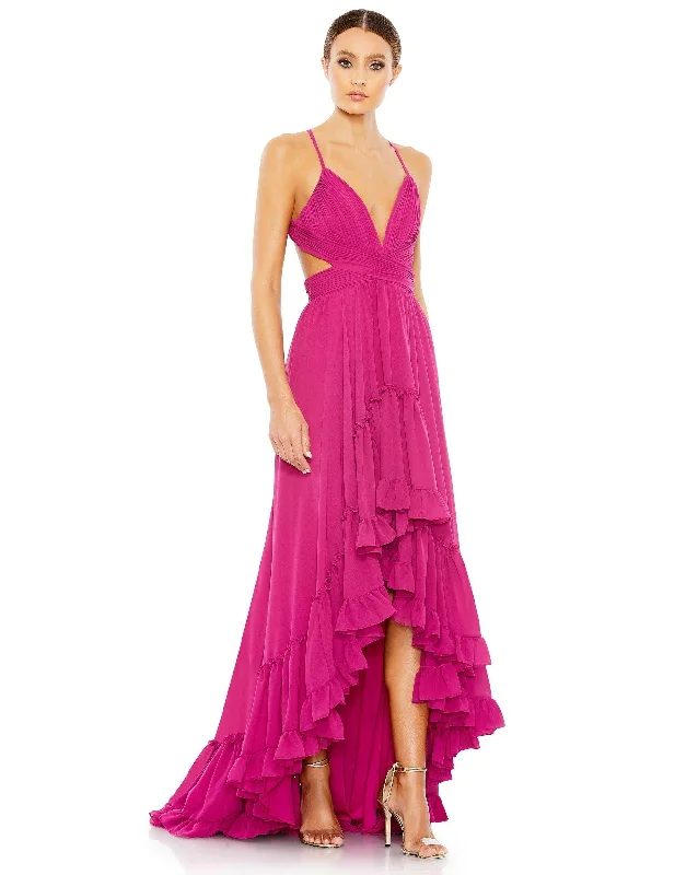 Your Shopping Wish, Our Discount Command!Mac Duggal 67992 High Low Formal Chiffon Prom Dress