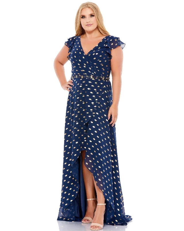 Amazing Prices You Can’t Resist!Mac Duggal 49309 High Low Plus Size Formal Dress Sale