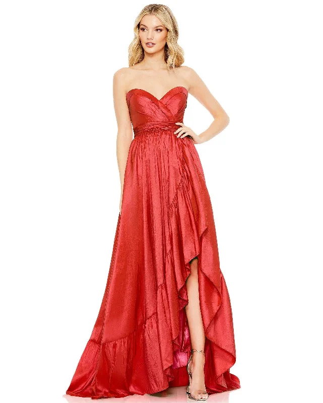 Flash Sale – Act Fast!Mac Duggal 68040 High Low Strapless Prom Dress