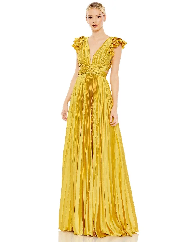 Save Like Never Before!Mac Duggal 26729 Long Cap Sleeve Formal Dress