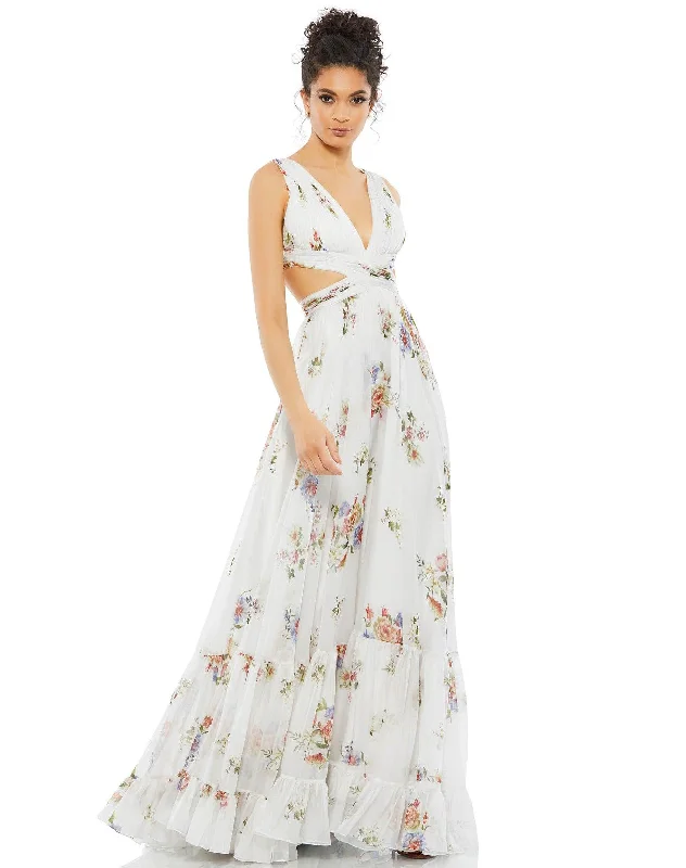 Find the Best Deals Here!Mac Duggal 67940 Long Formal Chiffon Prom Dress