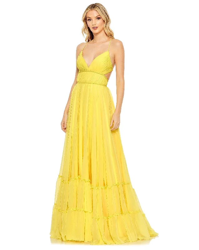 The Sale You’ve Been Waiting For!Mac Duggal 67967 Long Formal Chiffon Prom Gown