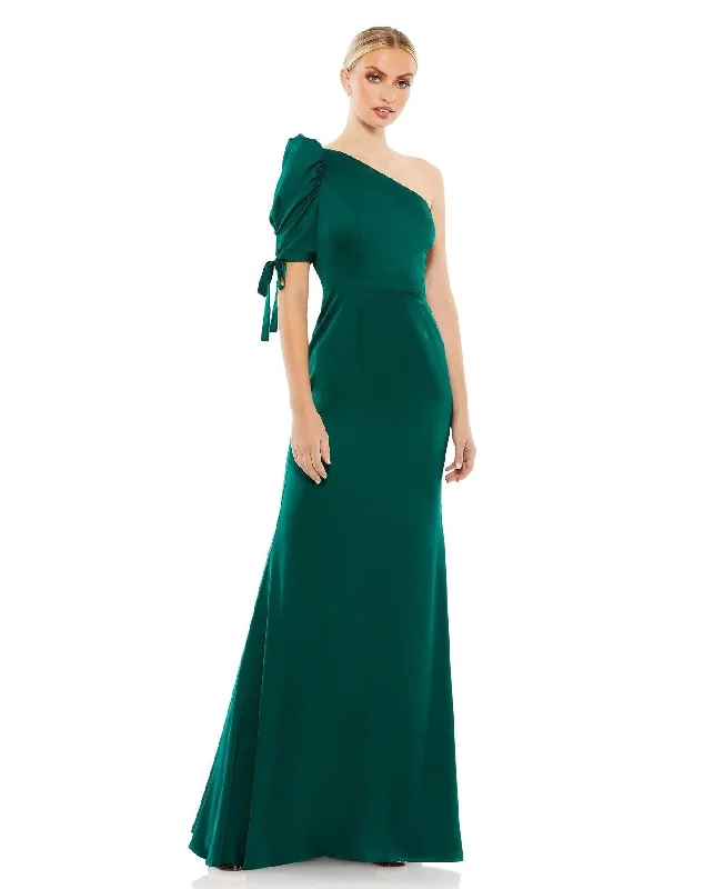 Limited Time Offer!Mac Duggal 55632 Long Formal One Shoulder Gown