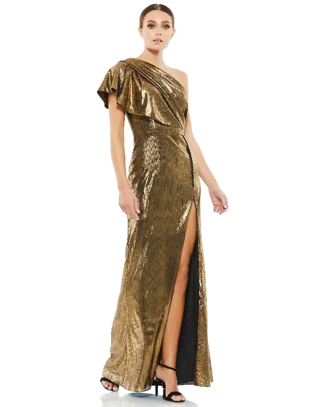 Get It Before It’s Gone!Mac Duggal 26600 Long Formal One Shoulder Prom Gown