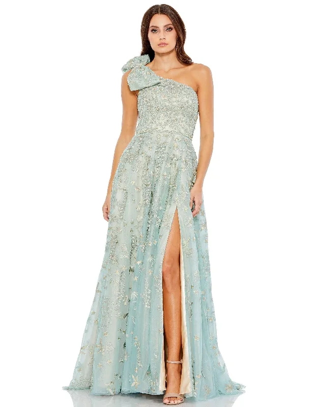 Buy One, Get One Free!Mac Duggal 11177 Long One Shoulder Formal Gown