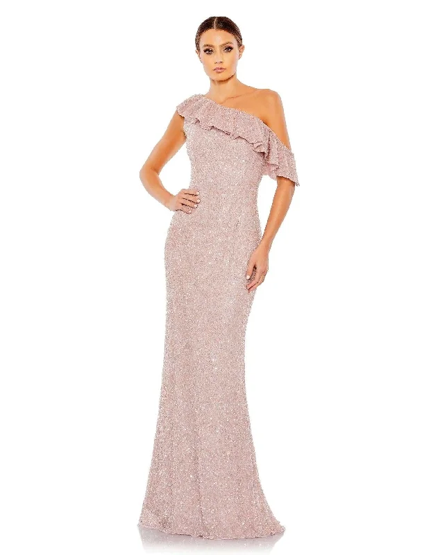 Shop More, Spend Less!Mac Duggal 5611 Long One Shoulder Formal Prom Gown