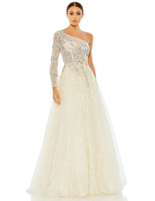 The Best Offers Are Here!Mac Duggal 20232 Long One Shoulder Prom Ball Gown
