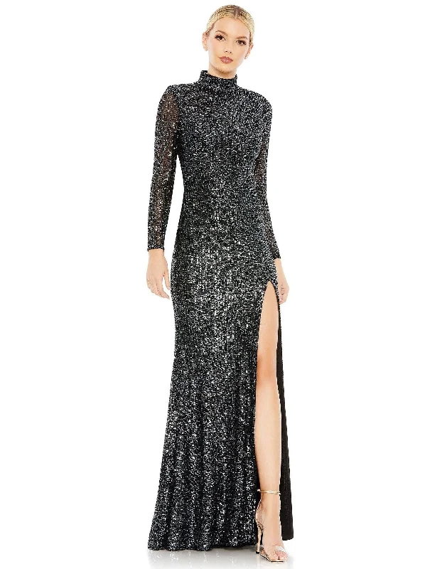 Save Up to 50% Off!Mac Duggal 42014 Long Sleeve Formal Prom Dress
