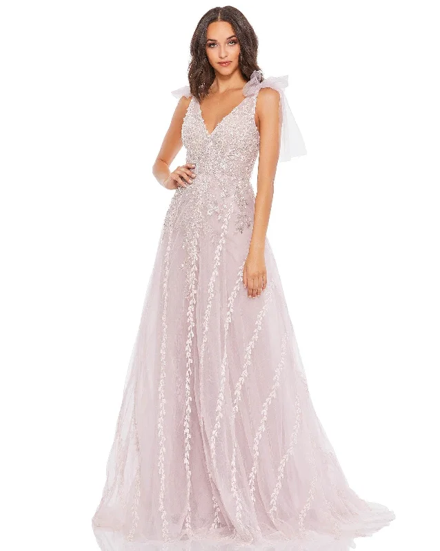Save Up to 50% Off!Mac Duggal 20313 Long Sleeveless Formal Prom Gown