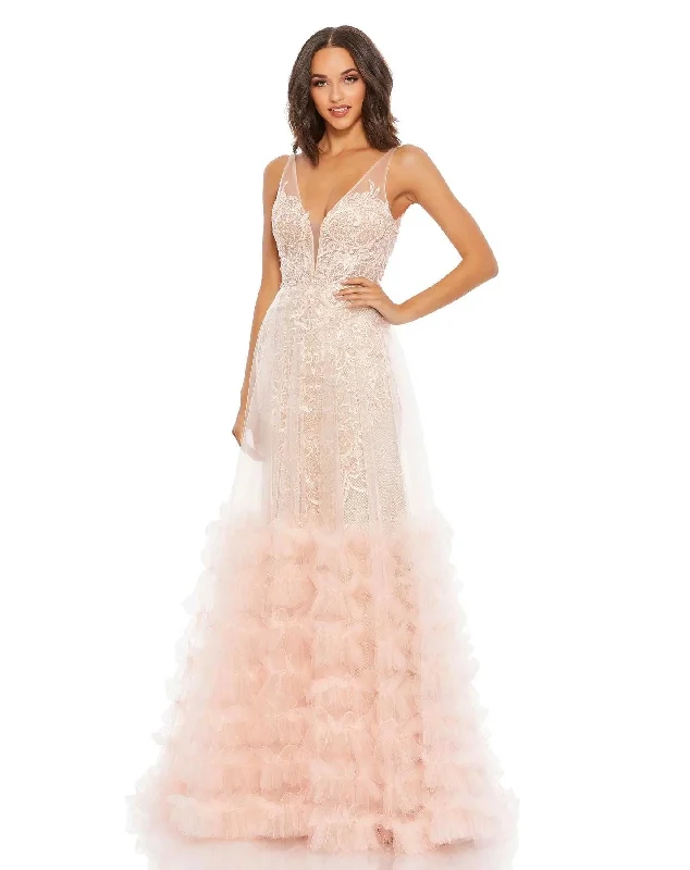 Save More When You Shop More!Mac Duggal 11183 Long Sleeveless Prom Formal Dress