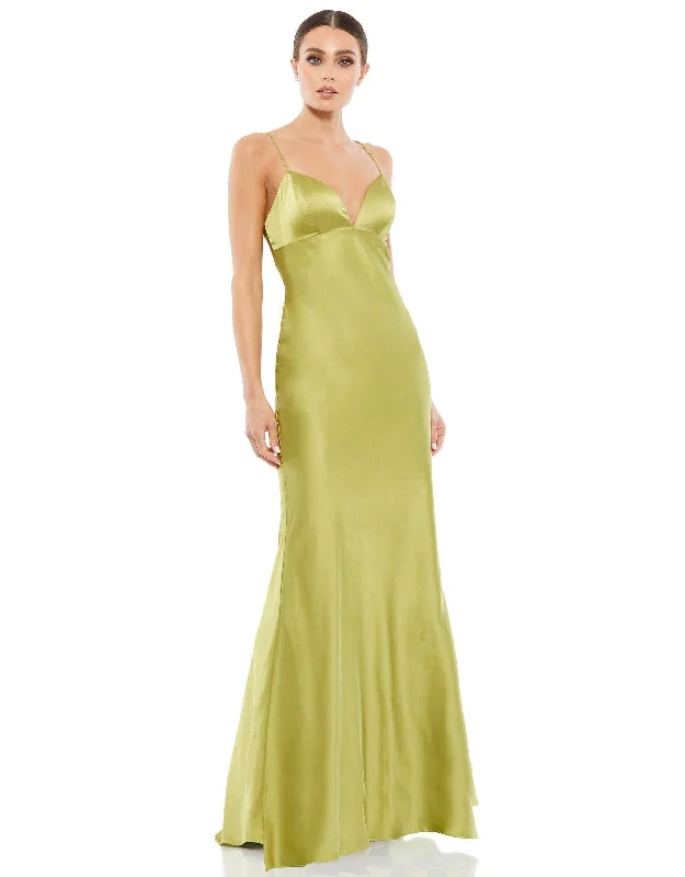 Biggest Sale of the Season!Mac Duggal 26579 Long Spaghetti Strap Formal Dress