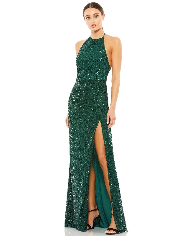 Buy More, Pay Less!Mac Duggal 26622 Prom Long Halter Formal Dress