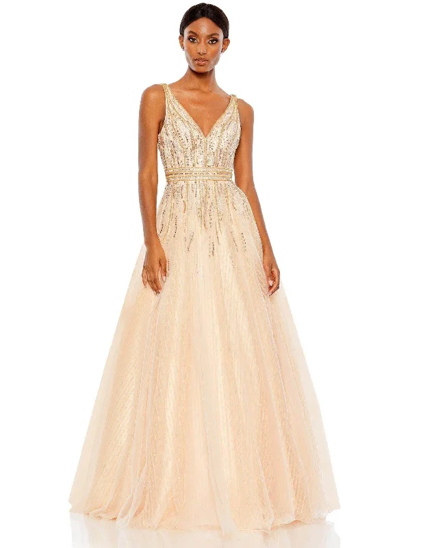 Your Discount is Waiting!Mac Duggal 48858 Prom Long Sleeveless Ball Gown