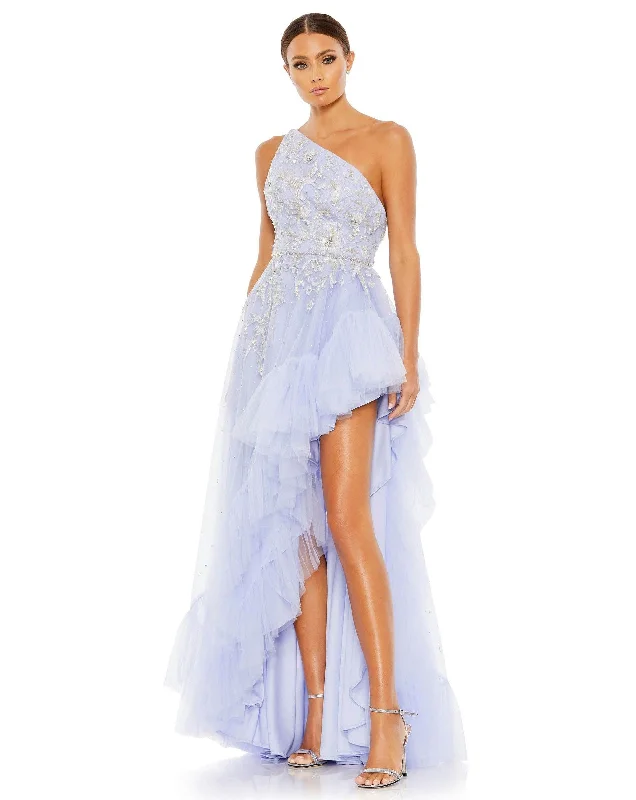 Only a Few Left – Order Now!Mac Duggal 11265 Prom One Shoulder High Low Dress