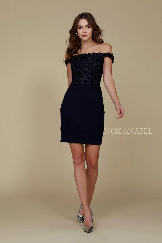 Stock Up and Save!Short Off The Shoulder Formal Cocktail Dress